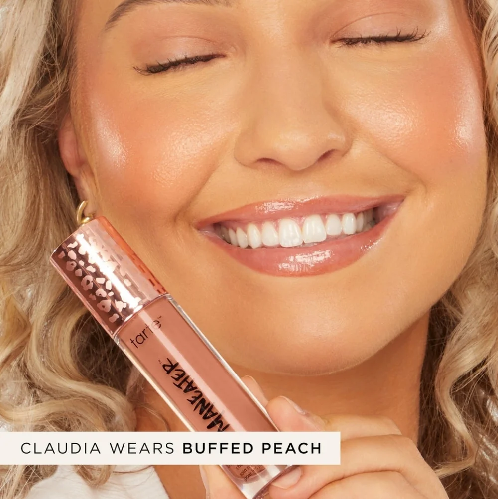 Buffed Peach Tarte Maneater Blush & Glow Cheek Plump Brand New In Box Full Size